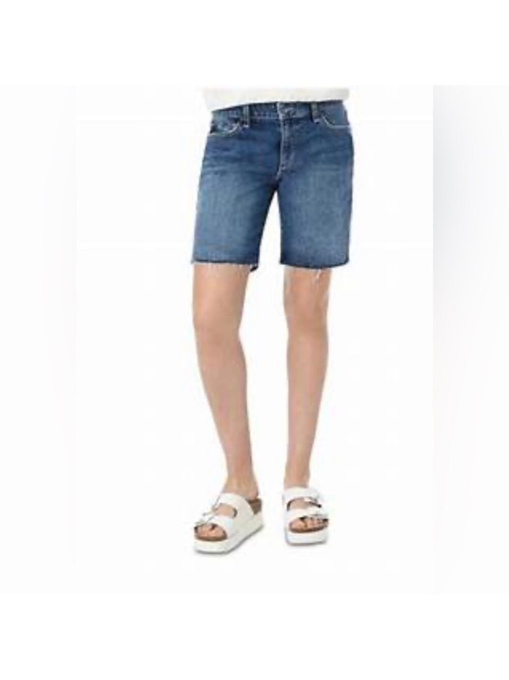 COPY - NWOT Joe’s Jeans Denim Bermuda High Rise Jean Shorts Size 27.